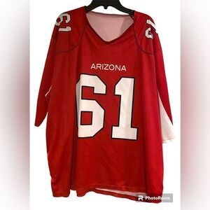 Custom Rodney Hudson Jr. Arizona Cardinals Jersey Size XL ~